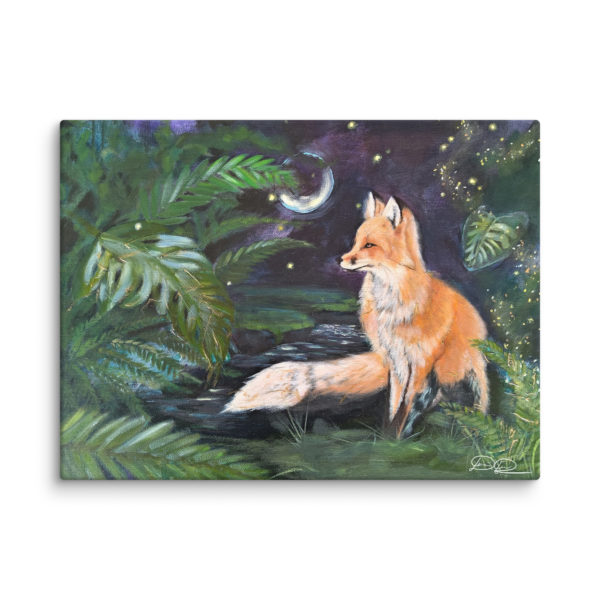 "sovereign of the night" canvas print